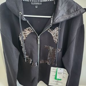 Black Sequin Guess Sweatshirt